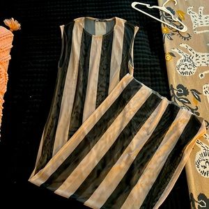 Zara sheer maxi dress, size S